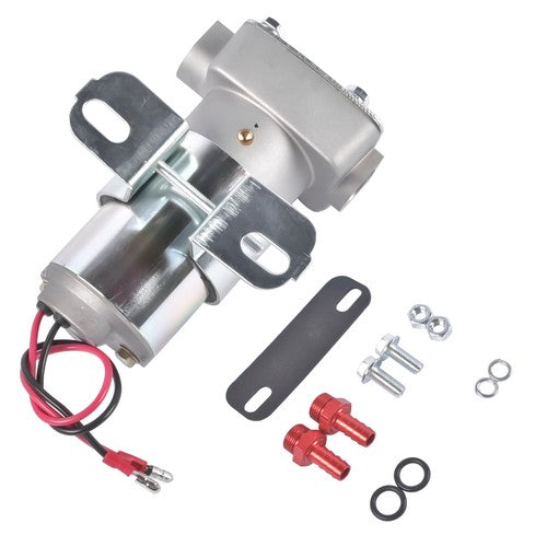 DURAFORCE Universal High Volume Ford Chevy Mopar Electric Fuel Pump 97GPH Chrome F53001C