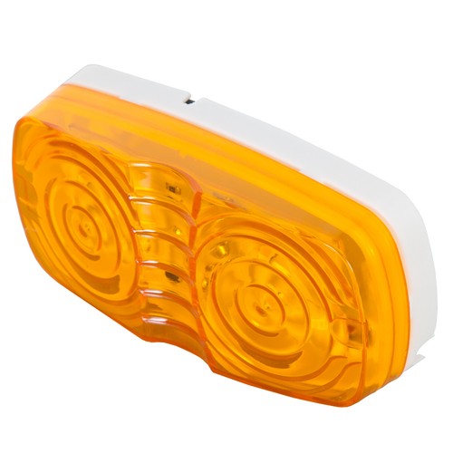 DURAFORCE 4X 10 Diodes Trailer Marker LED Double Bullseye Clearance Lamp For RV Camper
