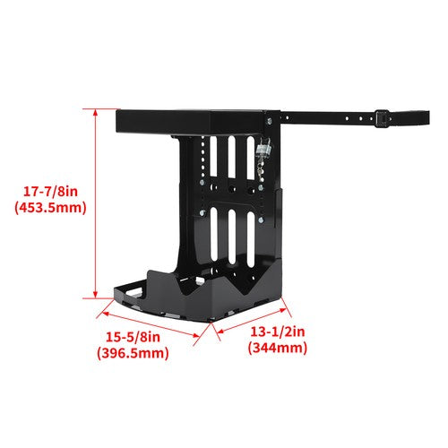 DURAFORCE Trailer Back Pack Sprayer Blower Rack For Open & Enclosed Lawn Landscape Trucks