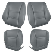 DURAFORCE Leather FIT For Toyota Land Cruiser 1990-97 Driver & Passenger Seat Cover Gray