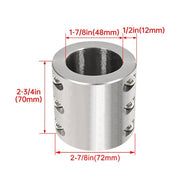 DURAFORCE 4x Tube Clamps Upgrated Steel For 1.875" 1-7/8" Size Tube Roll Cage Mount