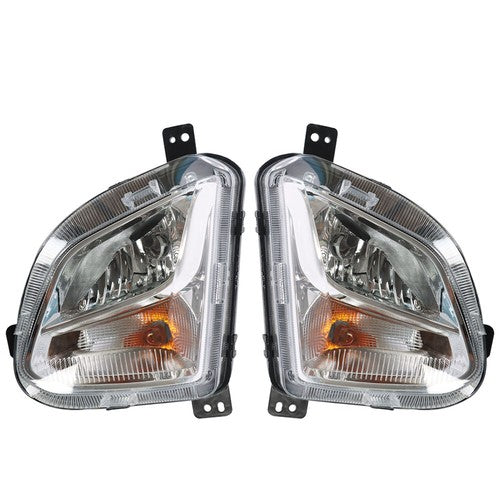 DURAFORCE Fog Lights Assembly Driver+Passener Side 2 PCS w/Signal For Chevy Equinox 2018