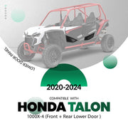DURAFORCE Front & Rear Lower Door Inserts Panel For Honda Talon 1000X-4 2020-2024
