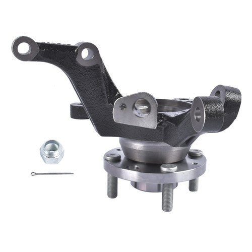 DURAFORCE Front Left Steering Knuckle Assembly for Chevy Aveo 1.6L L4 2004-2011 96535190