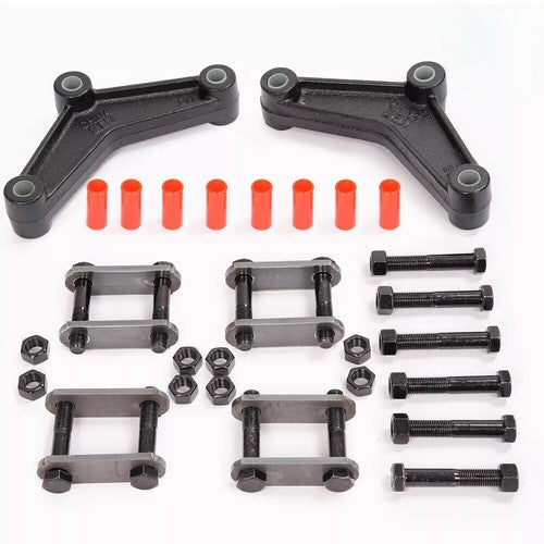 DURAFORCE Tandem Axle Trailer Spring Suspension Shackle Kit for Double Eye Spring