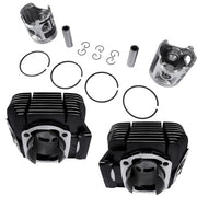 DURAFORCE Cylinder Replacement Kit w/ Pistons Rings Wrist Pins for Yamaha RD350 1973-1975
