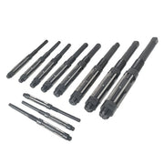DURAFORCE Adjustable 11Pcs Hand Reamers A-K, H4-H14, 15/32 to 1-1/2, HSS 6 Blades