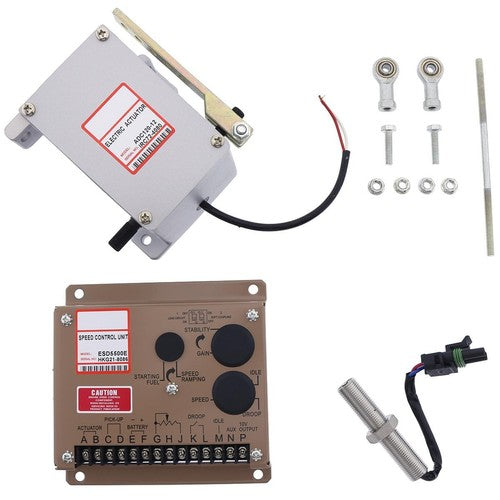 DURAFORCE Alternator Generator Governor Actuator ADC120-12V+MSP6729 Speed Control+ESD5500E