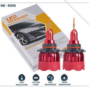 DURAFORCE Pair 9005 6000K LED Car Headlights Fog Lights Hi/Low Beam Bulbs Sets 55W 16000LM
