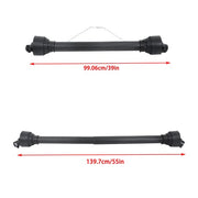 DURAFORCE 39-55" PTO Shaft PTO Driveshaft for Tractor 1-3/8" T4 Spline/Round Ends New