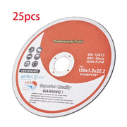 DURAFORCE 25 Pack 6"x.045"x7/8" Cut-off Wheel - Metal & Stainless Steel Cutting Discs