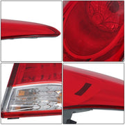 DURAFORCE Halogen Outer Tail Lights For Hyundai Elantra 2011 2012 2013 Left+Right Black