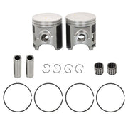 DURAFORCE Fit For Yamaha Rd350 1973-1975 Cylinder Rebuild Kit Pistons Rings Pins