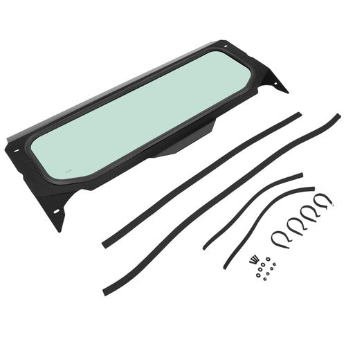 Clear Rear Glass Window Windshield for Honda Talon 1000R RS 1000X XS 2019 2020 2021 2022 2023 2024