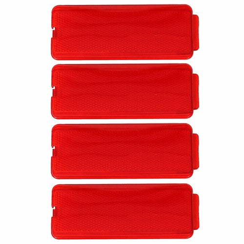 Front Rear Door Red Reflector Panel for Ford F250 F350 Super Duty 1999 2007