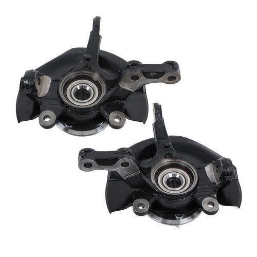 DURAFORCE 2Pcs Front Steering Knuckle & Wheel Hub Bearing Assembly For Honda CR-V 2007-09