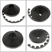 DURAFORCE 2 Inch For Lawn Tall Garden Edging 80ft Landscape Edging with 100 Spikes New