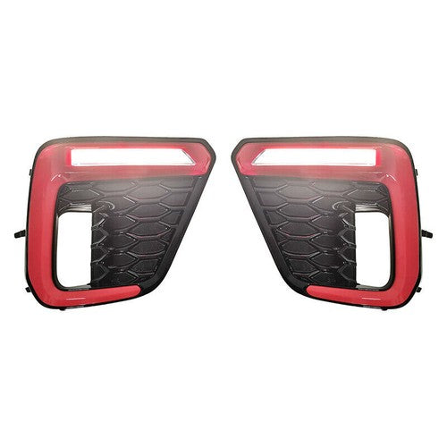 DURAFORCE Fit 2019 2020 2021 Subaru Forester LED Fog Light + Front Bumper Upper Grille