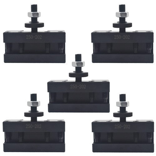 DURAFORCE BXA #2 Quick Change Turning Facing & Boring Tool Post Holder 250-202 5Pcs