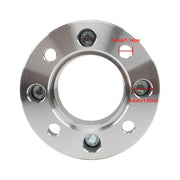 DURAFORCE For Suzuki Silver 2Pcs Wheel Spacers 4x110 1.5" 74mm Hub Bore M10x1.25