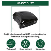 DURAFORCE Black Chopped Luggage trunk Mount Rack For Harley Road Glide 2014-2025