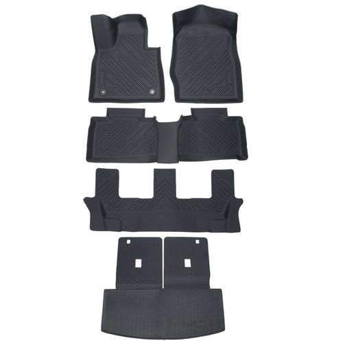 DURAFORCE For Ford Explorer 2020-2026 7 Seats TPE Cargo Mat Floor Liners