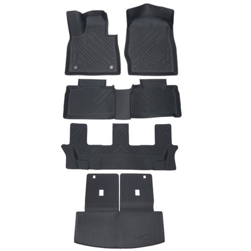 DURAFORCE For Ford Explorer 2020-2026 7 Seats TPE Cargo Mat Floor Liners