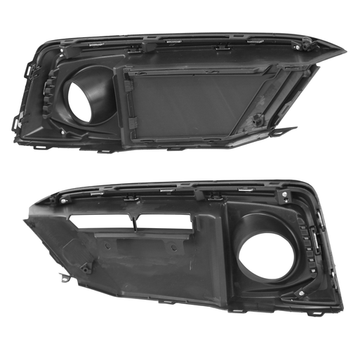 DURAFORCE Pair Front Bumper Chrome Fog Light w/Cover For 2019-2020 Honda Civic Sedan/Coupe