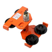 DURAFORCE Push Beam Trolley Manual Trolley 2200 lbs/1 Ton Load 2.5"-8" Adjustable