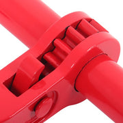 DURAFORCE Red 1/4in-5/16in G70 7800lbs W/G70 Grab Hook Adjustable Chain Binders ×2 Steel
