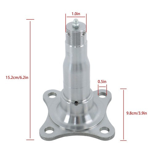 DURAFORCE [1-PACK] Spindle #84 E-Z Lube Weld-On w/ Hardware Kit For 3500 lb Trailer Axle