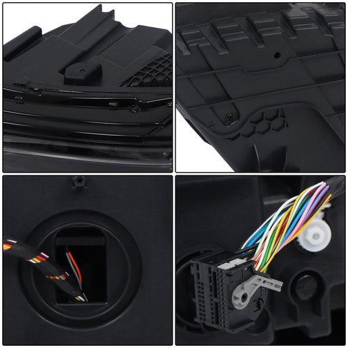 DURAFORCE Left w/Animation w/o Leveling Headlight LED DRL For 21-22 Jeep Grand Cherokee
