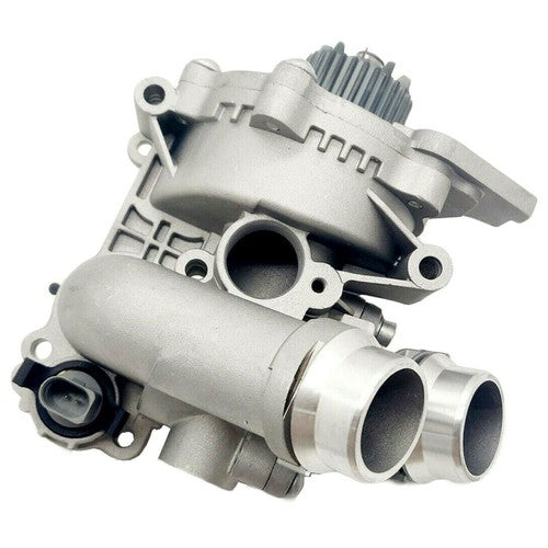 DURAFORCE Aluminum Water Pump Thermostat Assembly For Audi A3 2008-2013 A4 2009-2012