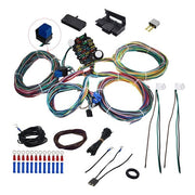 DURAFORCE Universal X-long Wires 12V For Chevy Ford Hotrods 21 Circuit Wiring Harness
