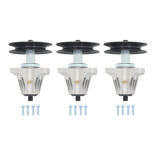 DURAFORCE 618P09256 618-09256 For Cub Cade Troy-Bilt Mustang Z50 50-Inch Deck 3pcs Spindle