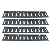 DURAFORCE Bolt-On E Track Kit 4 Pack 2FT Universal Carbon Steel Trailer Cargo Control