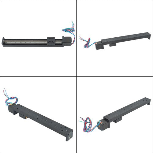 DURAFORCE 200mm T6×1 Mini Linear Rail Module LeadScrew Stage Actuator With NEMA11 Stepper