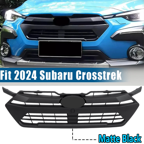 DURAFORCE ZZ2V00599 Front Bumper Upper Grille Matte Black for 2024-2025 for Subaru Crosstrek