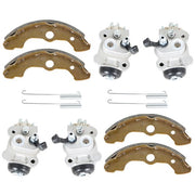 DURAFORCE For Honda Foreman 450 TRX450 TRX450ES 4× Brake Wheel Cylinders with Shoes
