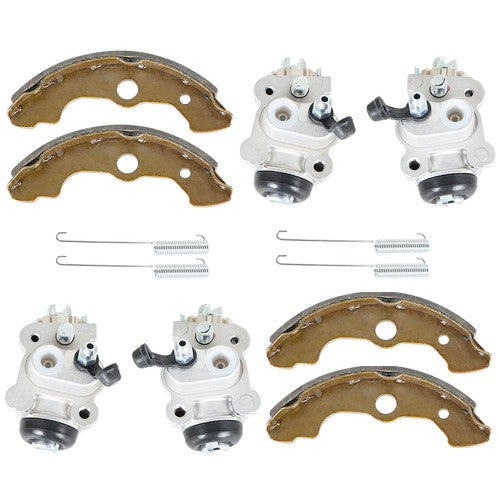 DURAFORCE For Honda Foreman 450 TRX450 TRX450ES 4× Brake Wheel Cylinders with Shoes