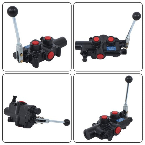 DURAFORCE New High Speed 1 Spool 21 GPM Hydraulic Log Splitter Control Valve with detent