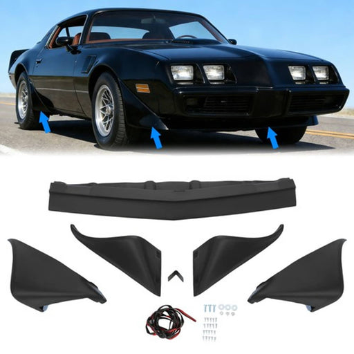 DURAFORCE 5Pcs for Pontiac Firebird 1979 1981 Front Rear Wheel Flares with Hardware