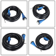 DURAFORCE 50 Amp 30ft Generator Extension Cord & Power Inlet Box Power Combo Kit