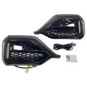 DURAFORCE For 2022 2023 Subaru WRX STI LED Turn Signal DRL Fog Bezel Lights & Front Grille