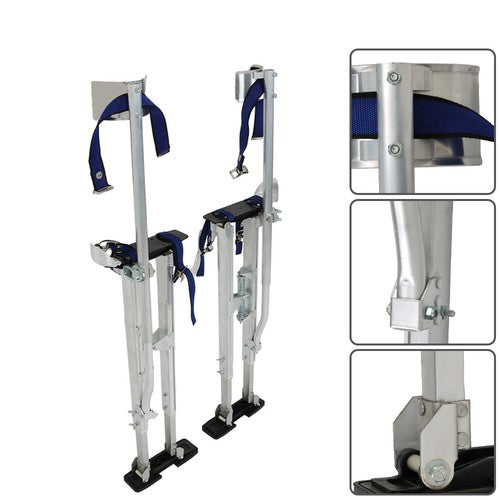 DURAFORCE Adjustable Stilt 36" - 48" Drywall Stilts Aluminum Alloy Tool For Electrical