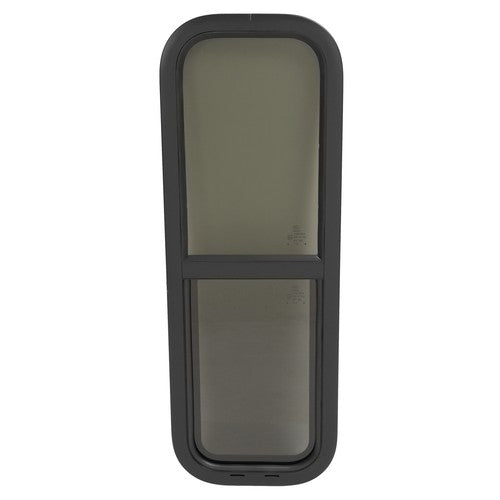 DURAFORCE RV Window 12" W x 36" H For Cargo Trailer Vertical Slider W/ Trim & Screen