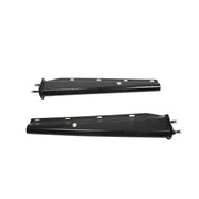 DURAFORCE Black Straight Spring Loaded Mud Flap Hanger 2.5" Bolt Spacing,30" Length