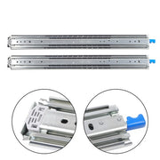 DURAFORCE 1 Pair 28 Inch With Lock Heavy Duty Drawer Slides 500 Lbs Extension Rails Rail