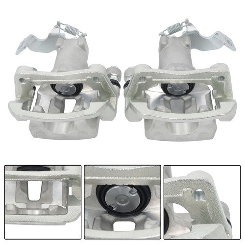 DURAFORCE Rear Brake Calipers w/ Bracket L＋R 19B6788 583112VA30 For Hyundai Veloster 12-17