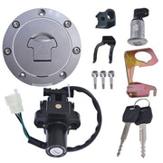 DURAFORCE Ignition Switch Fuel Gas Cap Seat Lock Key Set For Honda CBR1000RR 2004-2006